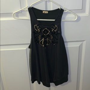 Hollister jeweled tanktop